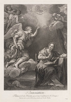 KG 14664
<br/>
De annunciatie
<br/>
<em>Tardieu, Nicolas Henri (1674-1749)</em>